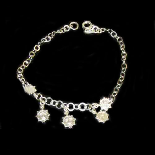 Pulsera infantil plata Asturias